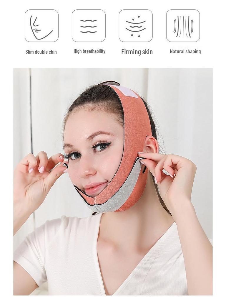 Эластичная повязка SEEYOUTH V-Line: Плюшевая маска для скульптурирования лица и подтягивания линии челюсти 'Ощущение облака'
