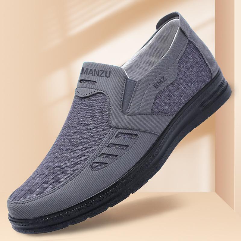 Men's shoes, lazy shoes, soft soles, comfortable and breathable casual cloth shoes in spring and autumn