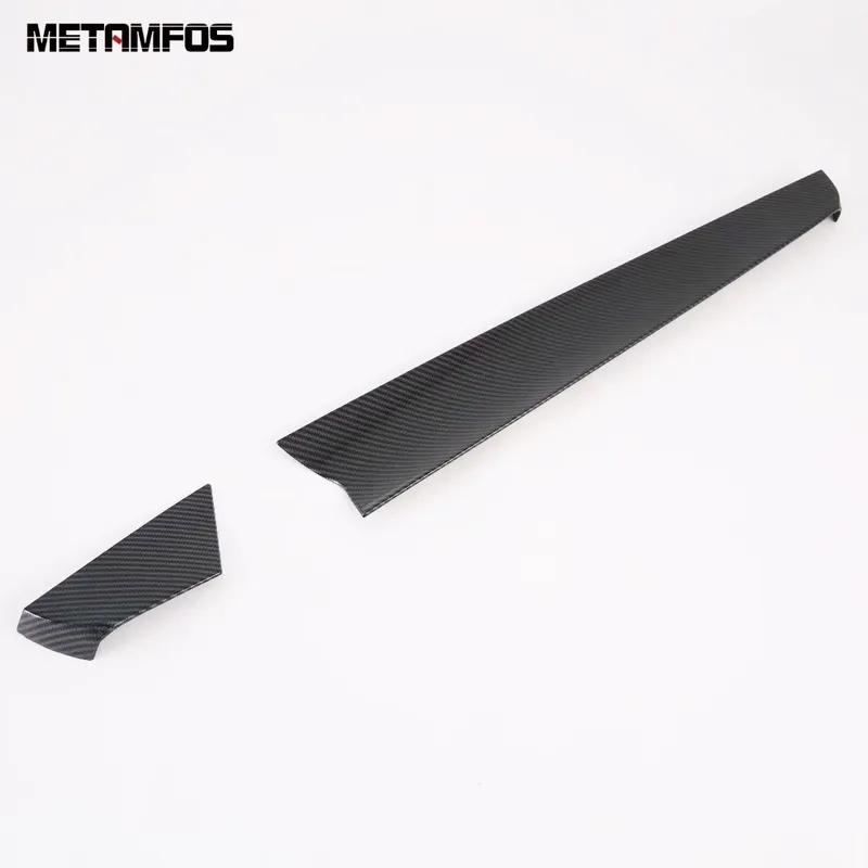 For Hyundai Palisade 2024 Carbon Fiber Center Console Dashboard Panel Molding Trim Accessories Car Styling