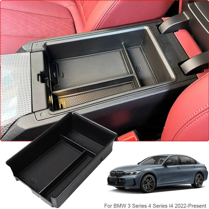 Car Armrest Box Storage Center Console Organizer Tray Storage Box Tidying Accessory For BMW 3 Series 4 Series I4 2022-Present