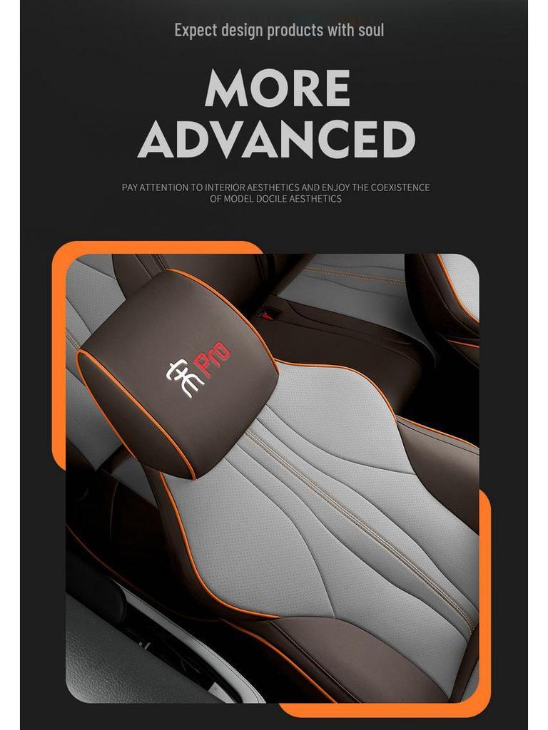 All-Season Leather Car Seat Cover for BYD Song Pro: Full Surround Design