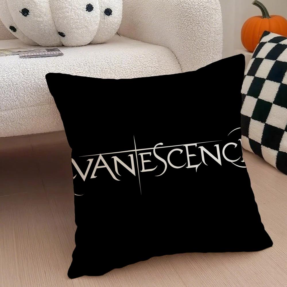 Fashion Gothic Casual Rock EEvanescence Cushion Cover Linen Pillow Case Soft Breathable Protective Couch Room Decoration