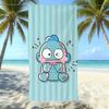 Cartoon Clown Fish Printed Beach Towel Microfiber Quick-Drying Seaside Vacation Swimming Towel