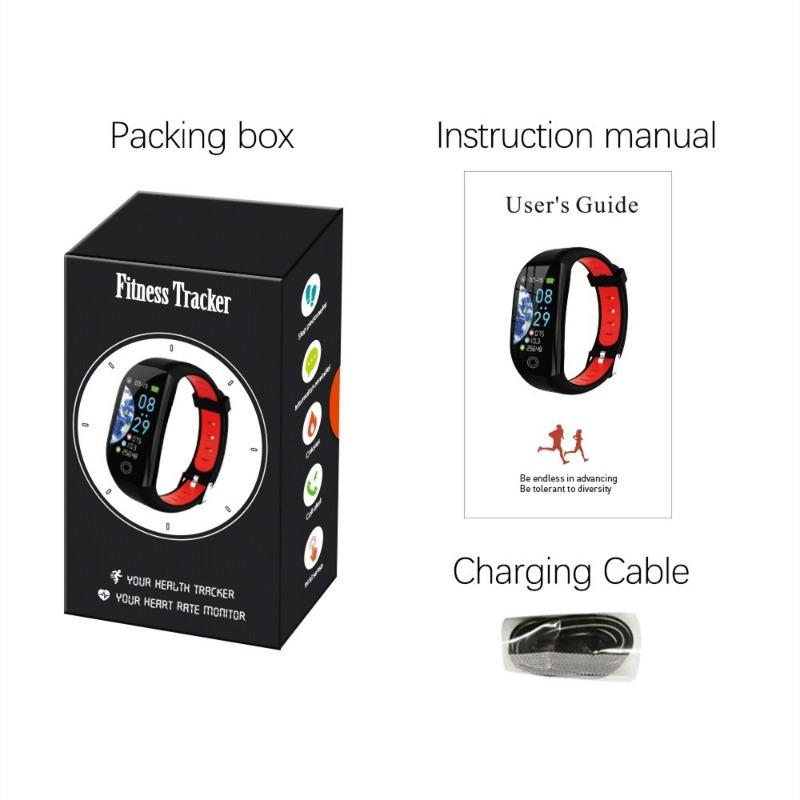 F21 Браслет с цветным экраном Интеллектуальные упражнения Частота сердечных сокращений Артериальное давление Мониторинг сна и здоровья Подсчет шагов Bluetooth Интеллектуальное напоминание
