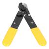 Желтый кусачки для электрика с одним отверстием, плоскогубцы для зачистки кабеля для проводки бытовой техники