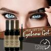 Eyebrow Dye Red Wine Bottle Tear Eyebrow Gel Natural Makeup Waterproof, Perspirant Resistant Long-lasting Non-smudging Natural Student Cosmetics