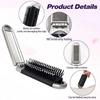 2 In 1 Mini Hair Brush Folding Massage Comb Head Massage Anti-Static Portable Hair Combs Mirror Air Cushion Scalp Massage Comb