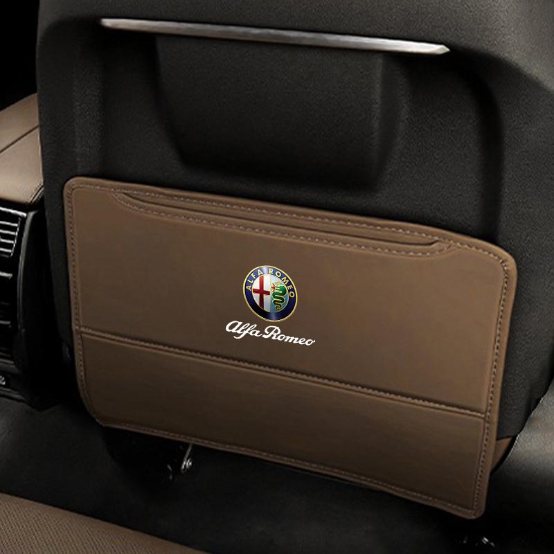 For Alfa Romeo Car Seat Anti Kick Pad Wear Resistant Anti-fouling Mat For Alfa Romeo Giulietta GT 159 147 156 Mito Brera Giulia