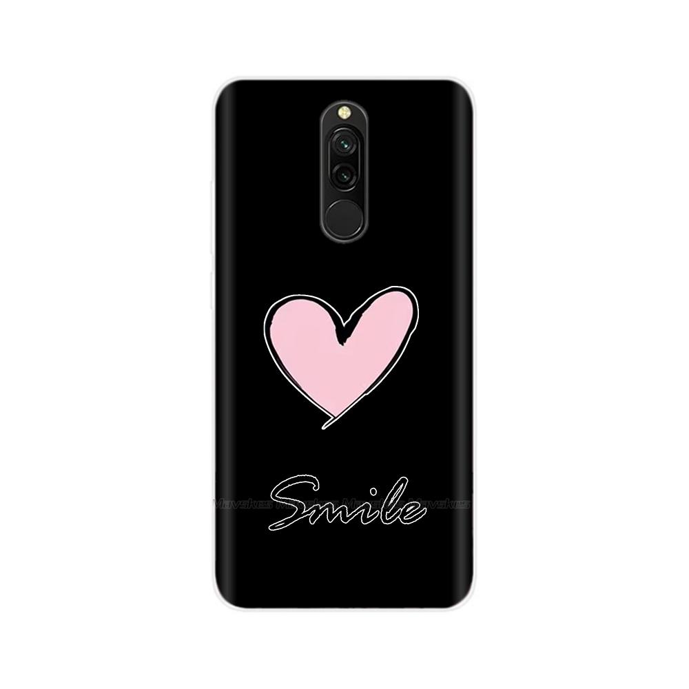 Чехол для Redmi 8 8A Pro, ТПУ Силикон, Ударопрочный, Чехол с Кошкой для Телефона, Для Redmi 8 8A 7 7A redmi7, Прозрачный, Печать, Мягкий