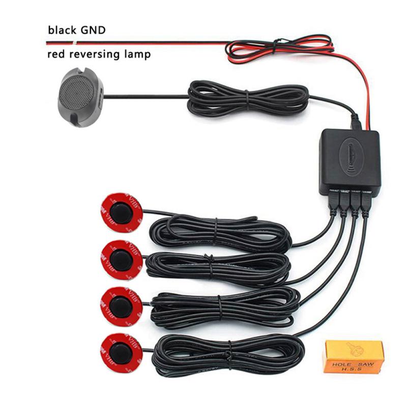 Система датчика парковки автомобиля 16,5 мм Зонд Реверсивный резервный радар Звуковой зуммер Сигнализация Pz330xk-16,5 Круглый