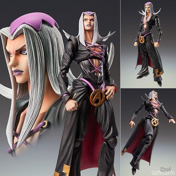 Jojo'S Adventure Superimage Bruno Kujo Jotaro Apaki Movable Action Figure - Collectible Shouban Model Toy
