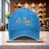 In My Mom Era Butterfly Print Denim Baseball Cap Unisex Adjustable Casual Outdoor Fashion Cap