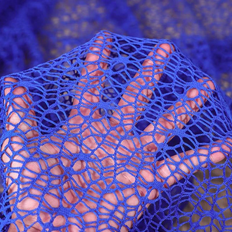 1 ярд Авокадово-зеленая Полая Сетка Марля Неровная Извилистая Текстура Креативное Платье DIY Одежда Швейная Ткань Упаковка Букета