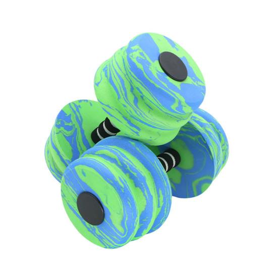 1/2Pcs Water Sports Dumbbells Water Workouts Easy Grip Foam Barbells High-density EVA Fitness Dumbbells