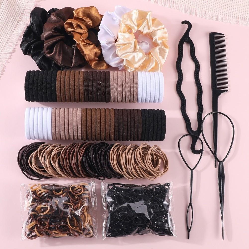 Seamless Hair Accessories Set High Elastic Scrunchies New Ponytail Holders Girls Hair Styling