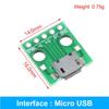 5/10 ШТ. USB-разъем папа / MINI MICRO USB на DIP-адаптер, разъем мама 2.54 Разъем Тип-C USB2.0 3.0 Конвертер-мама