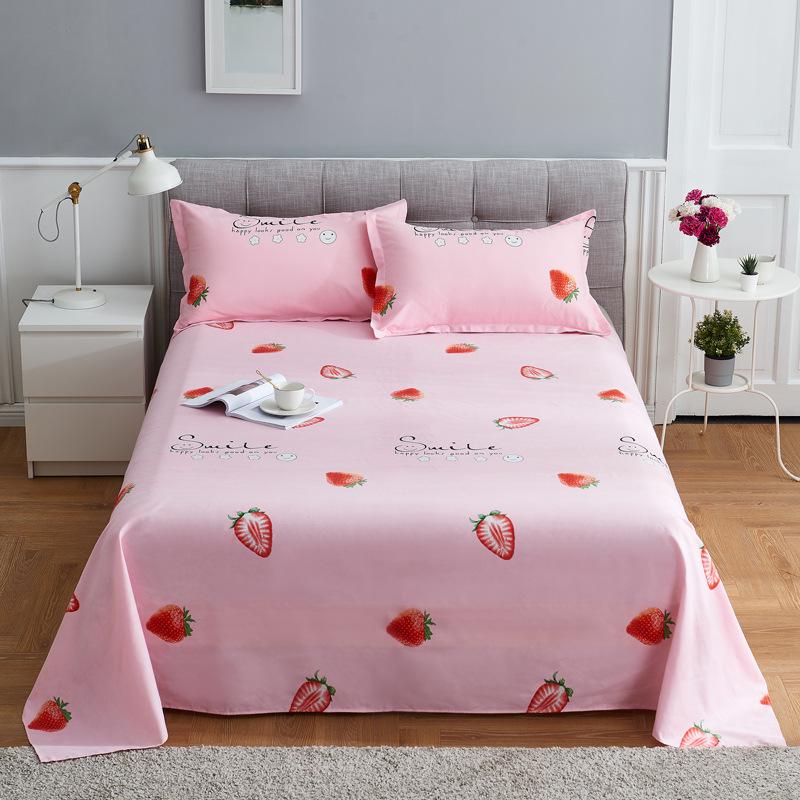 Brushed Duvet Cover & Sheet Set for Single/Double Beds - Ideal for Student Dorms