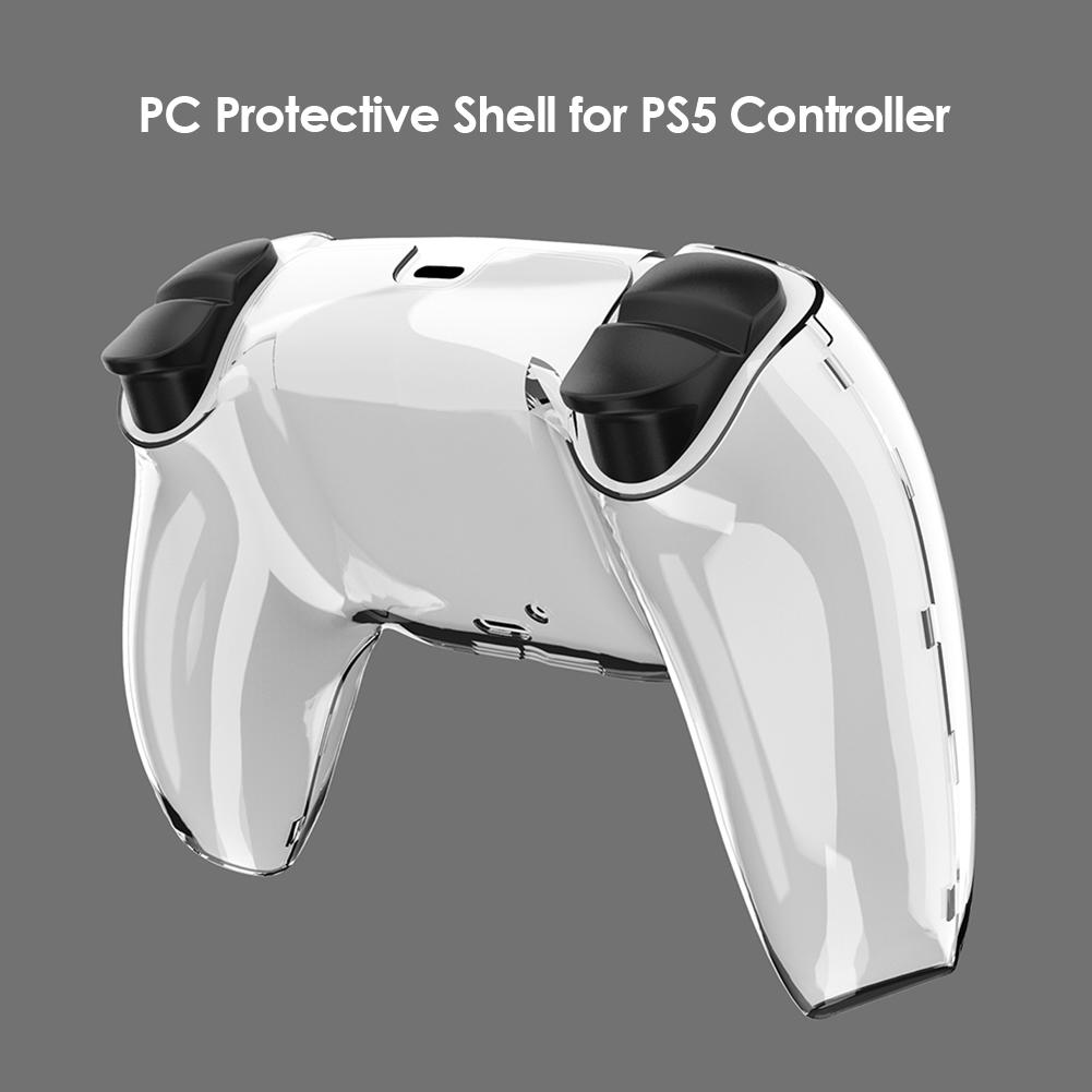 Прозрачный чехол-защита Skin для контроллера PS5 Прозрачная поликарбонатная крышка Skin для аксессуаров контроллера PlayStation 5