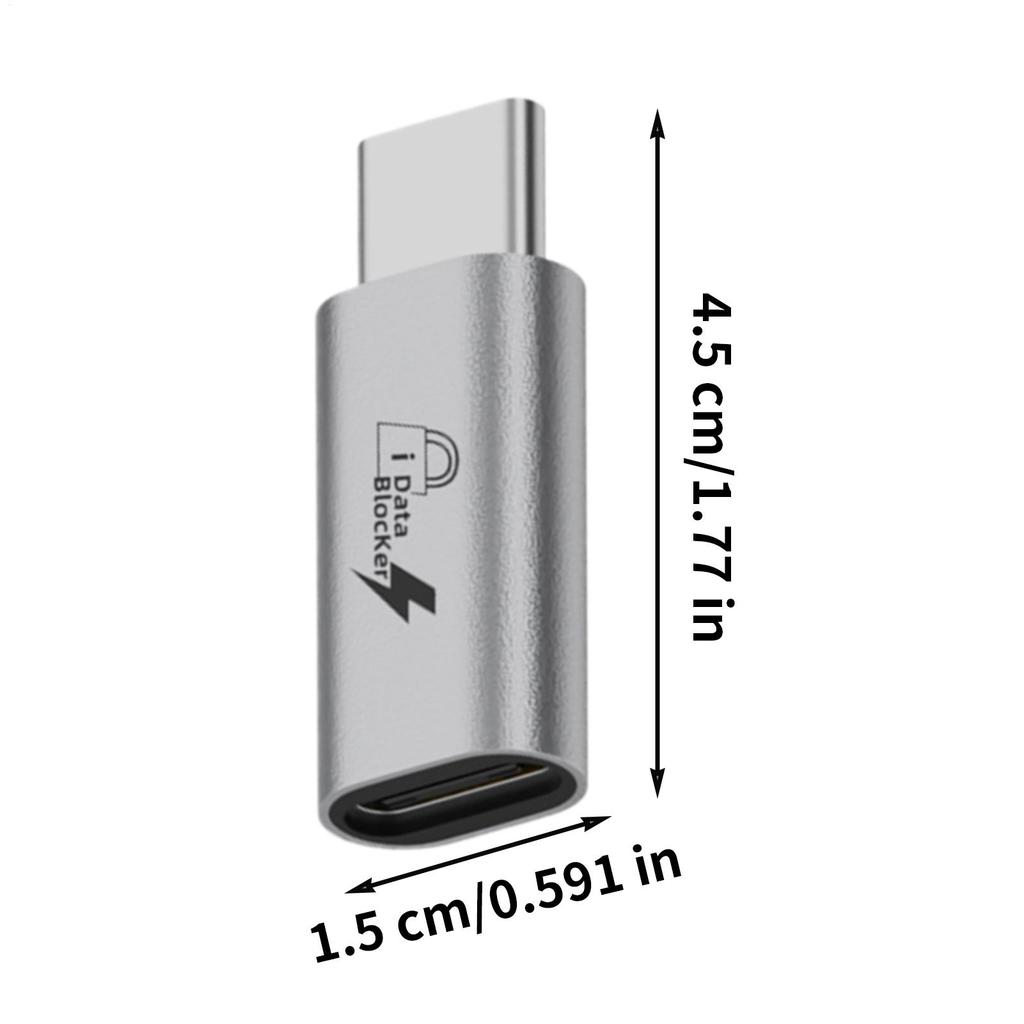USB-блокиратор данных, адаптер безопасности, защита от «juice jacking», Type-C, защитный чехол для ноутбука, мобильного телефона, ПК, безопасность зарядки