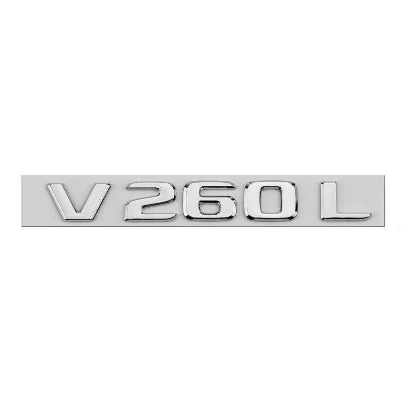 Letter Logo Stickers & Rear Badges for Mercedes-Benz V-Class, Vito, V260L, V300L