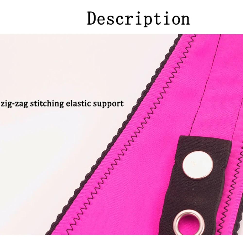 Сисси Тренинг Черный Розово-красный СТРИНГИ, сабмиссивные Трусики Целомудрия, Страховочная Шлейка от Выпадения для Клетки Целомудрия