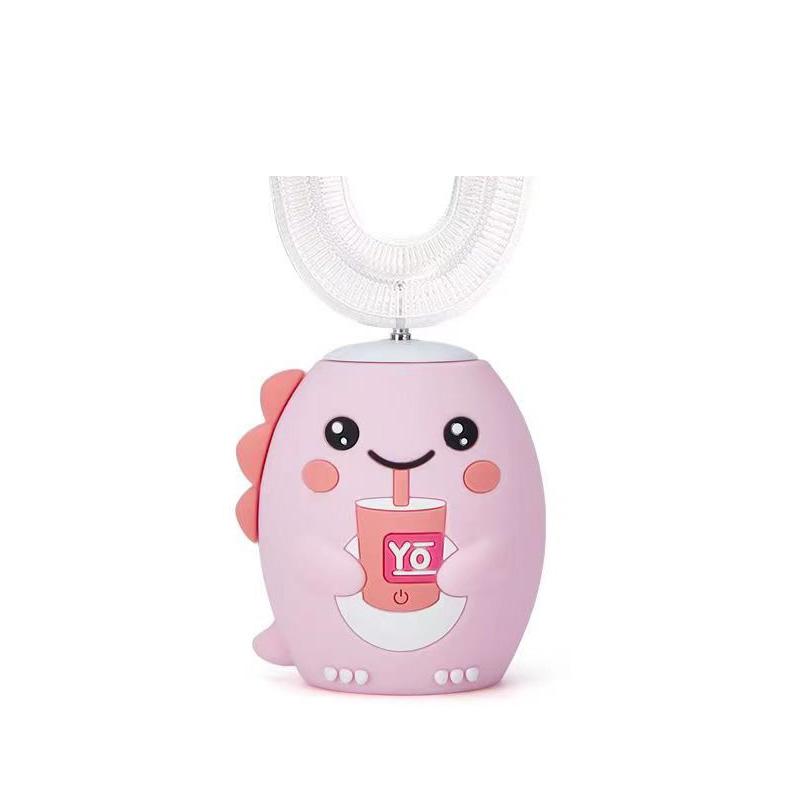 Умная детская U-образная звуковая электрическая зубная щетка детская силиконовая зубная щетка 360 градусов зубная щетка отбеливание зубов IPX7Waterproof