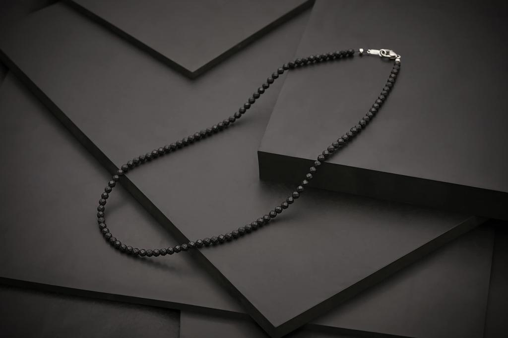 Colantotte Luce Alpha Матовый ABARN01M Ожерелье, 100 мм, Черный,