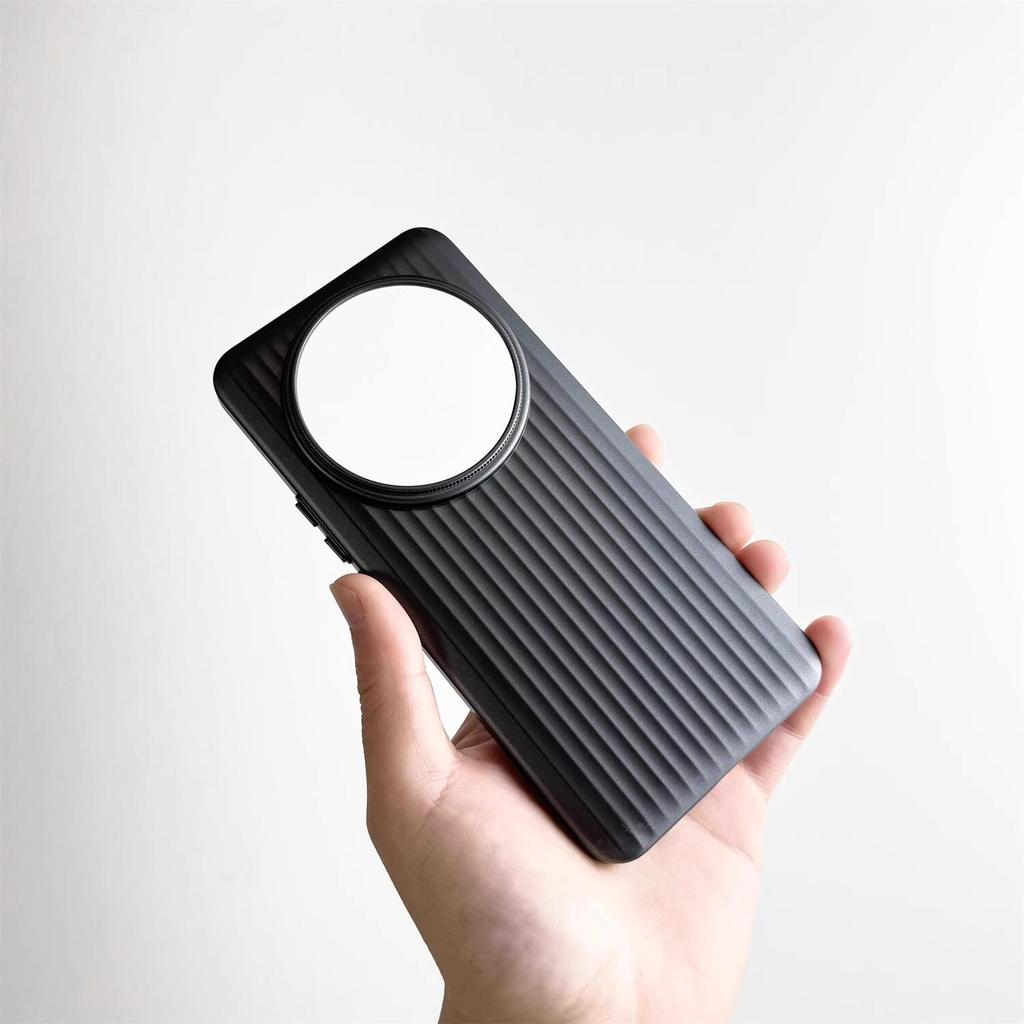 Чехол для Xiaomi 14 Ultra Матовый рифленый ПК с ощущением кожи Жесткий чехол для телефона для Mi 14 Ultra Оболочка Пылезащитный Нескользящий Бампер