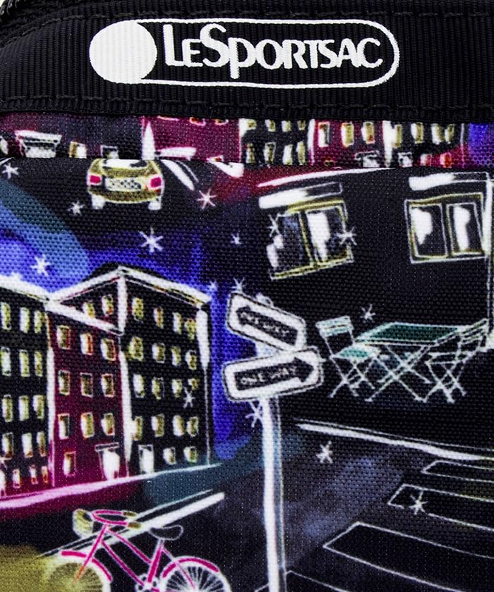 Чехол ПРЯМОУГОЛЬНЫЙ Зимний черный [LeSportsac] [Официальный] КОСМЕТИЧЕСКИЙ/6511 NWC