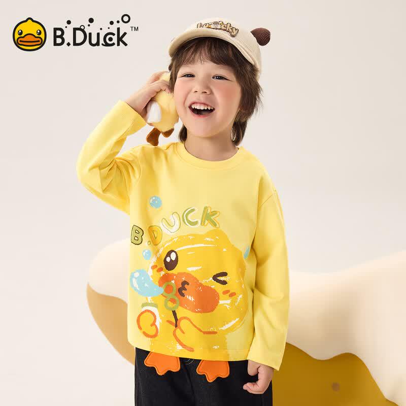 Антибактериальная футболка с длинным рукавом для мальчиков B.Duck 7A