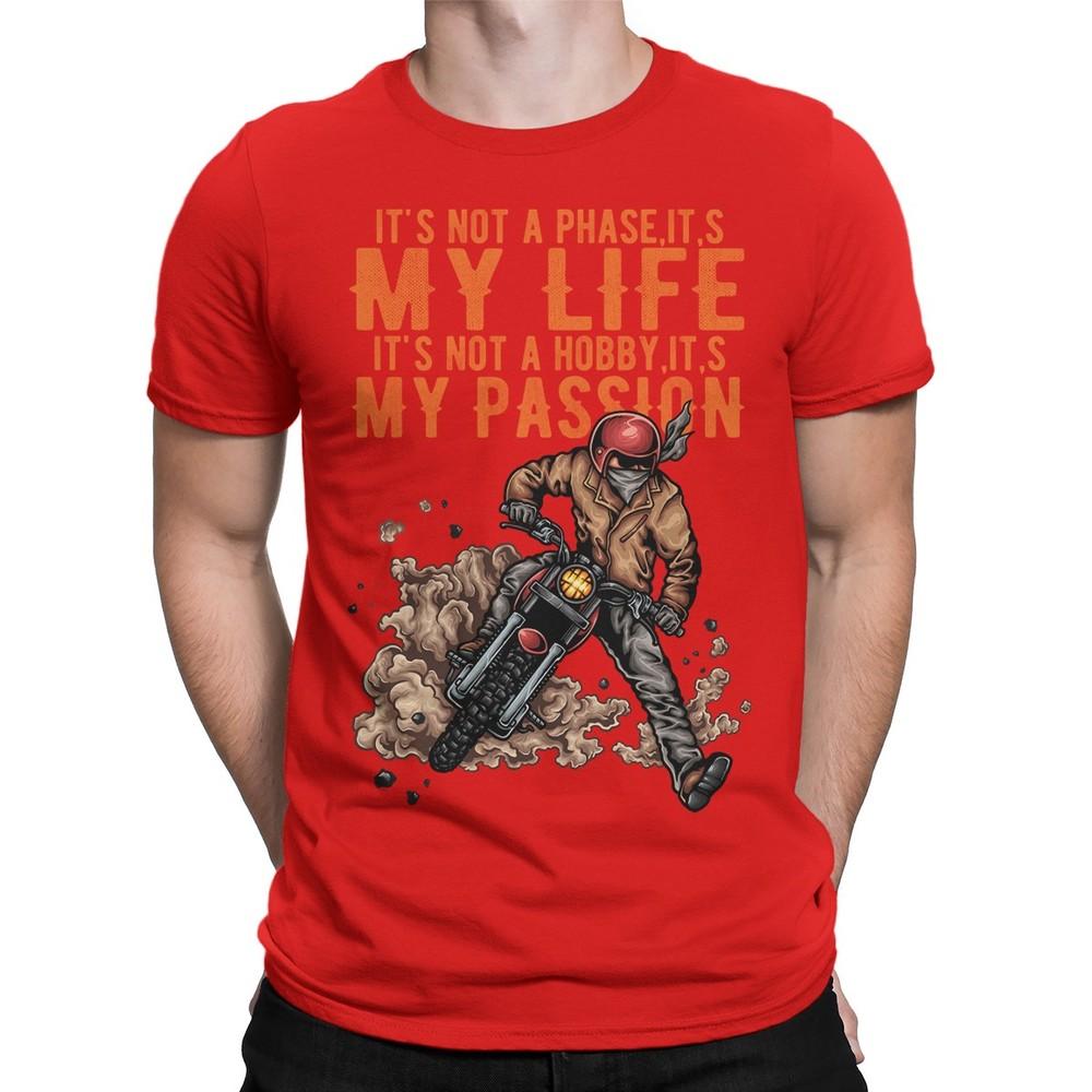 Biker Lovers Mens TShirt Motorbike Motorcycle Funny Skull Tee Top