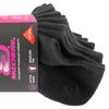 Skechers 6pk Girls Cotton Ns Socks, for Girl black Socks
