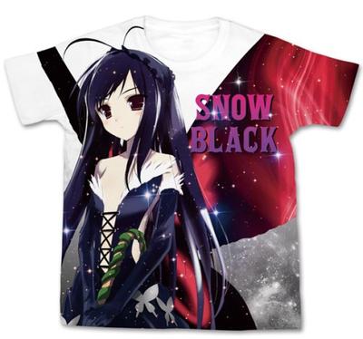Dengeki Bunko FIGHTING CLIMAX Dengeki Bunko FC Kuroyukihime Белая футболка с полным рисунком, размеры