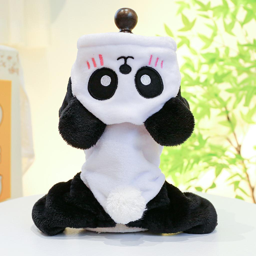 Winter Fleece-Lined Dog Cat Coat Warm Plush Puppy Kitten Clothes Costume Outfit Puppy Dog Clothes Dog Sweater for Large Dogs