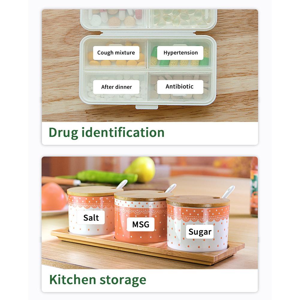 Бумага для этикеток, домашняя сортировка, офисная организация, рулон деталей