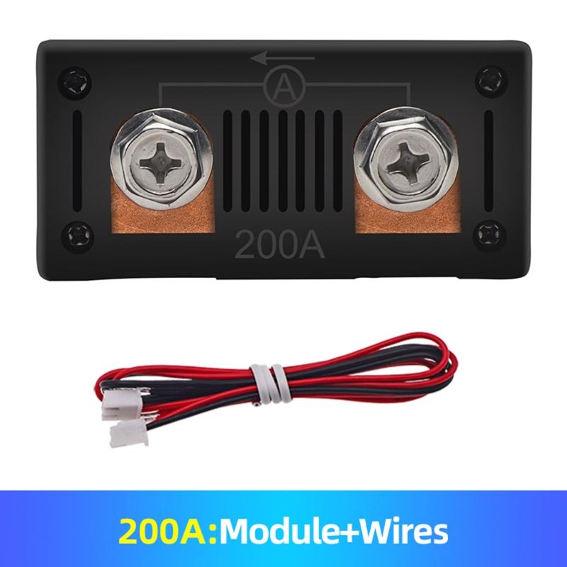Newest 0-300V Shunt Bulit-In DC Digital Battery Tester Bidirectional Ammeter Voltmeter Power Energy Watt Meter