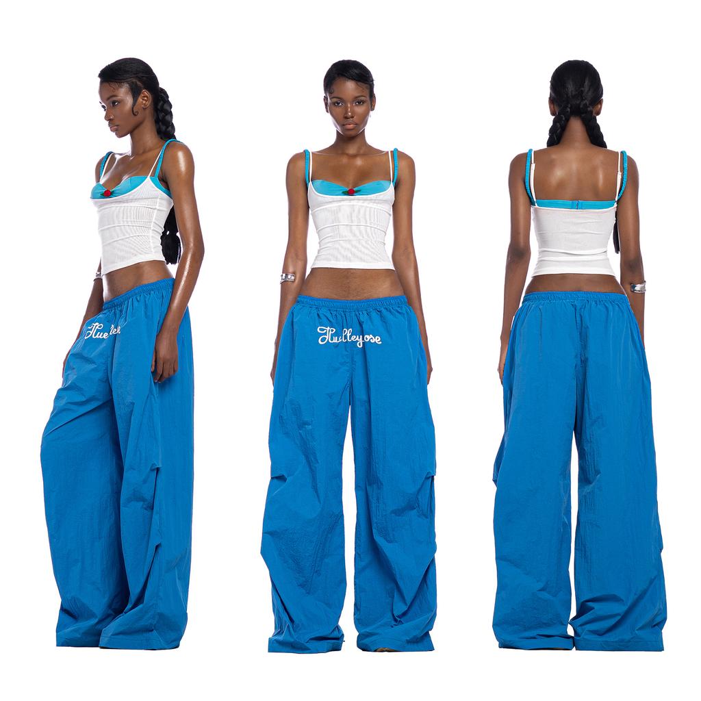 Модные женские эластичные брюки с высокой талией и буквенным принтом, свободные повседневные уличные модные простые универсальные тканые брюки, комплект жилетов