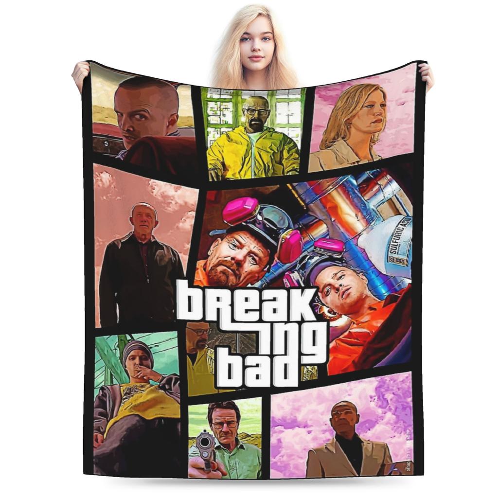 Уолтер Идет Breaking Bad X Игра Престолов Бархатный Плед Плед для Постельного Белья Офиса Мягкое Постельное Белье Пледы