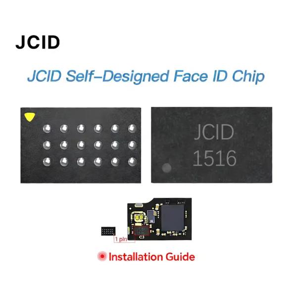 JCID Romeo-2 Чип для ремонта Face ID (матрица точек) для iPhone X 11 12 13 14 15 Pro Max iPad Pro 3/4/5 Чип для ремонта Face ID IC