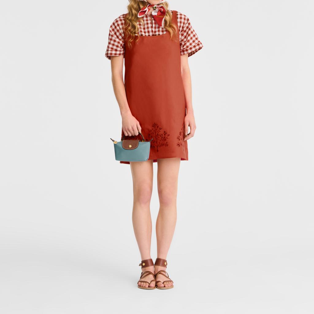 Longchamp Le Pliage Original Series Сумка-тоут из нейлона на кнопке-молнии Женская сумка-тоут Эвкалипт 34175089P93