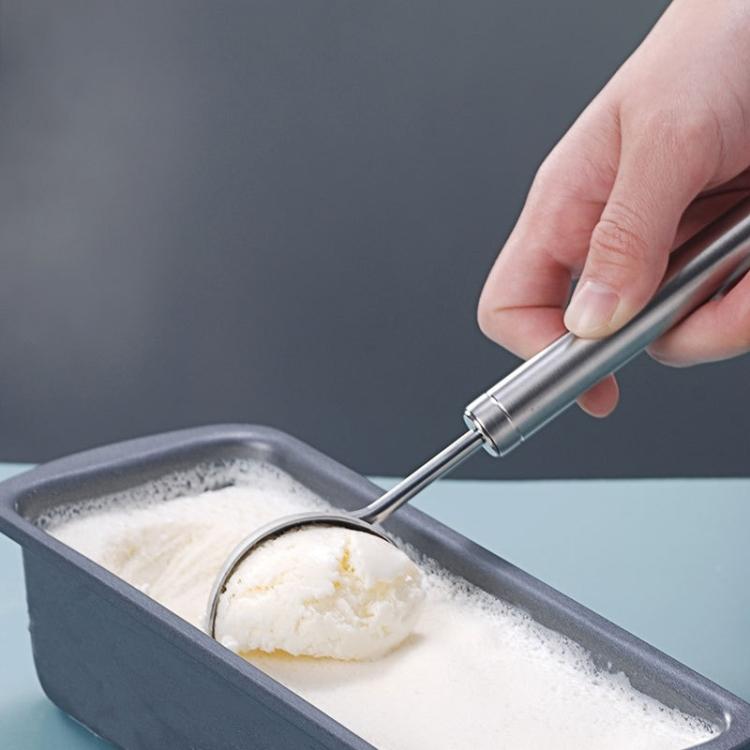 2 PCS 304 Stainless Steel Ice Cream Spoon Dessert Spoon Ice-Cream Scoop