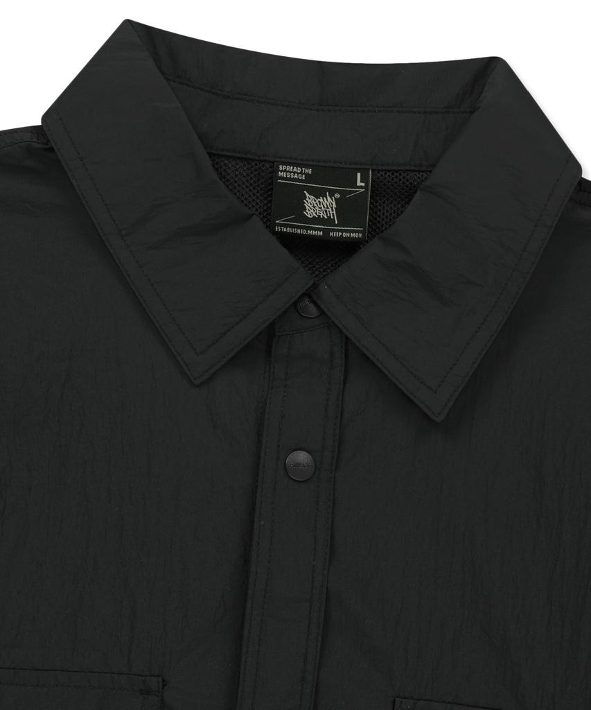 BROWNBREATH Multi Pocket Utility Shirts - Black