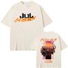 Rapper Jul Music Album World Tour 2025 T-shirts Men Women Hip Hop Oversized Short Sleeve T Shirt Male Fashion Vintage Streetwear