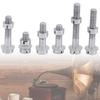 6Pieces Multifuntional Turntable Cartridge Assembly Set Metal Screw Bolts with Nuts and Washers Turntable Component