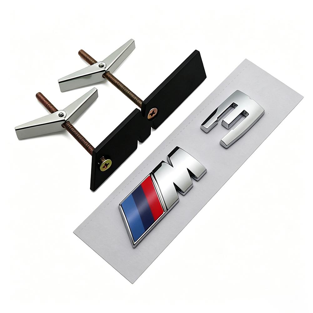 QXFA9 1Pcs M Logo 3D ABS Car Styling Front Grille Badge Emblem Accessory For BMW M M2 M3 M4 M5 M6 G80 G06 G07 G42 G14 G15 G16 F82 F20