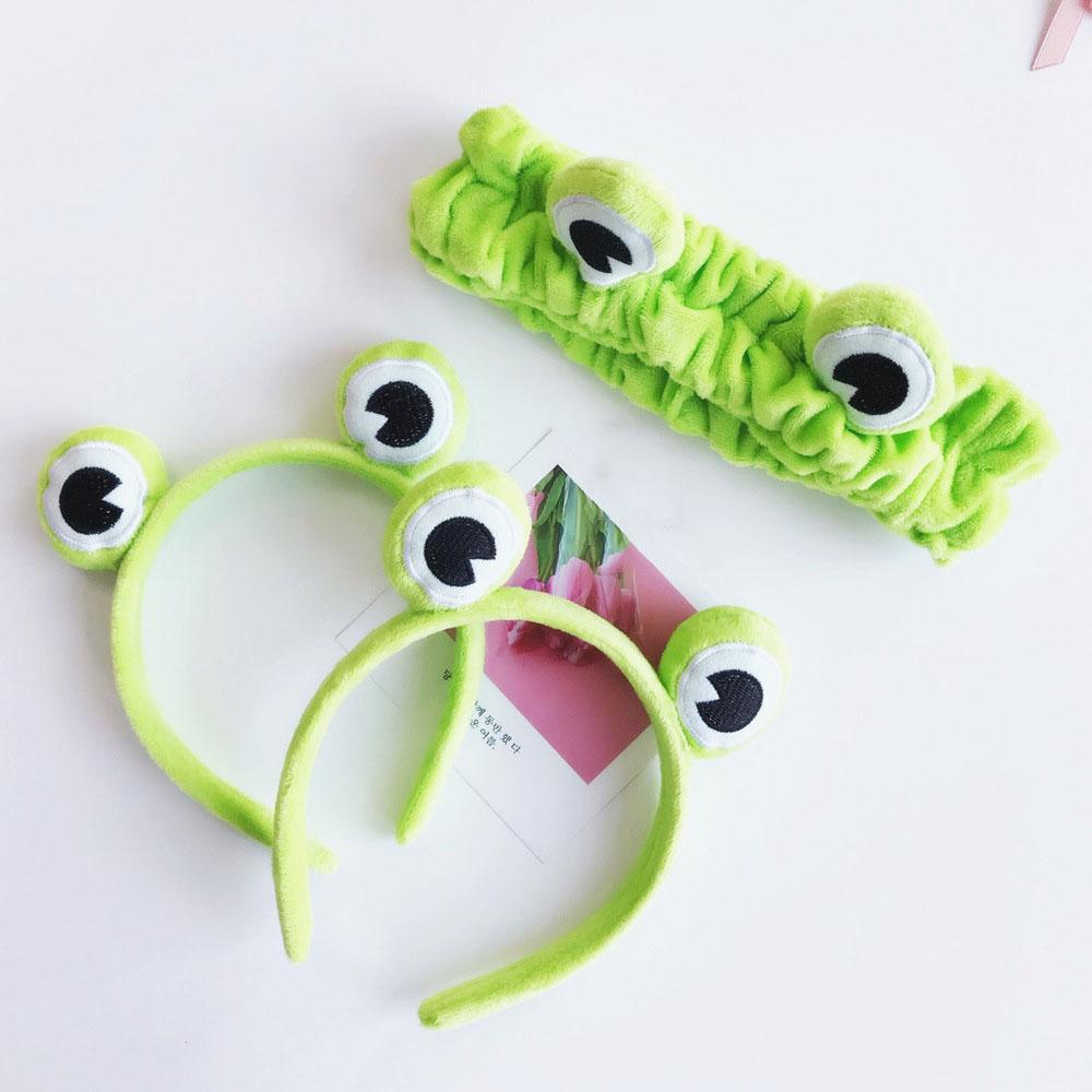 Funny Trendy Frog Hair Accessories Cute Hair Hoop Headwear Elastic Headband