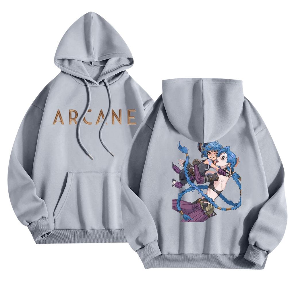 Женская мода O-образный вырез с длинным рукавом и принтом, толстовка с капюшоном