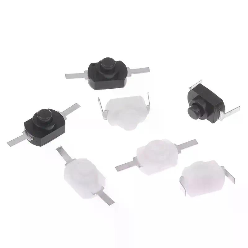 1208YD 1288BM Mini Push Button Switch Self Lock Switch Latching On Off Switch Micro Switch For Electric Torch Flashlight