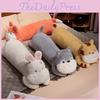 Cartoon Animal Long Hugging Pillow With Husky Cat Bunny And Fox Day Childrens