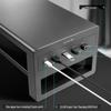 Monitor Riser Stand with USB Hub and Storage Drawer